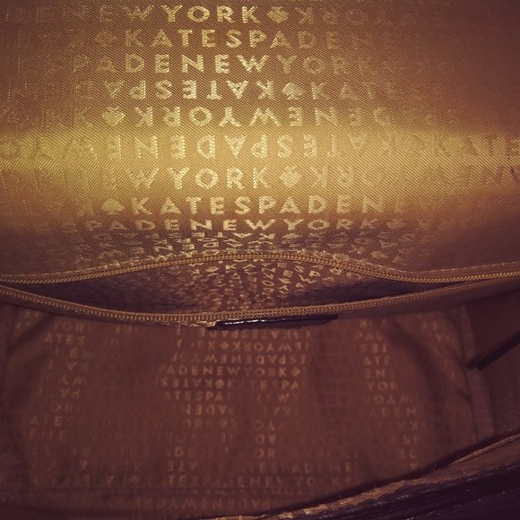 Kate Spade New York Knightsbridge Doris  Embossed Leather Satchel Purse - Picture 9 of 15